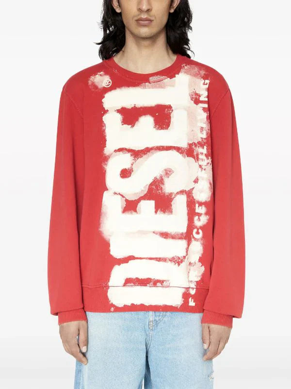 Diesel S-Ginn-E5 logo-print sweatshirt