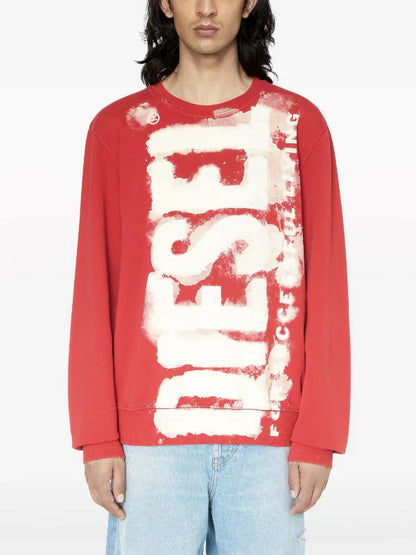 Diesel S-Ginn-E5 logo-print sweatshirt