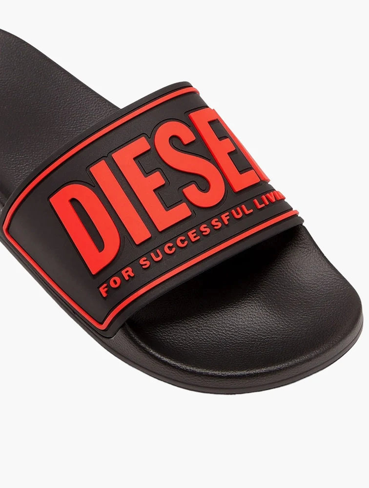 Diesel Sa-Mayemi-Pool Slides With 3D Logo
