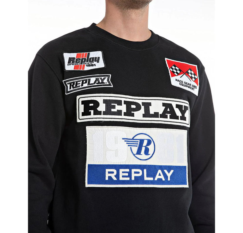 Replay Sweatshirt Black