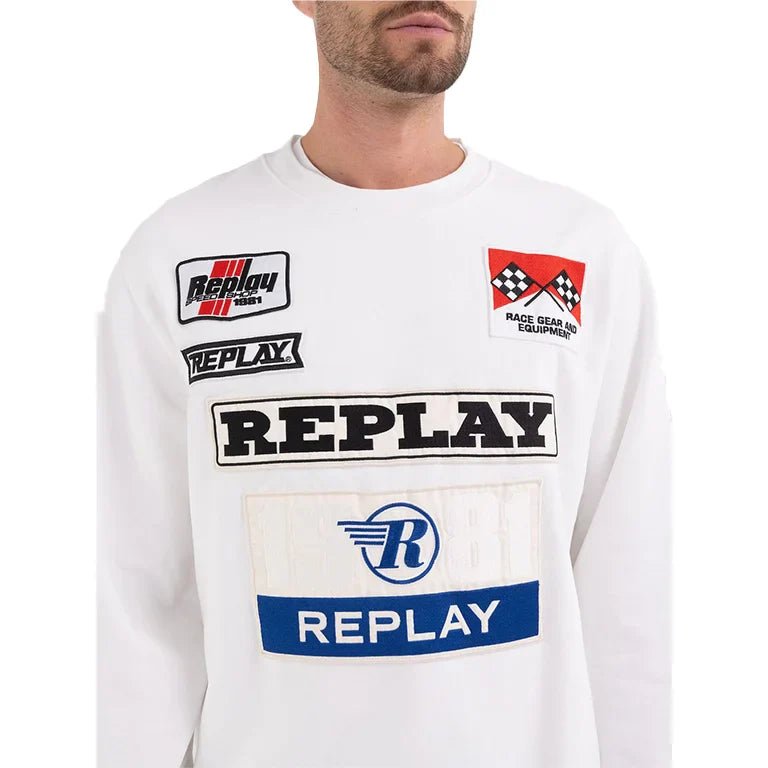 Replay Sweatshirt White