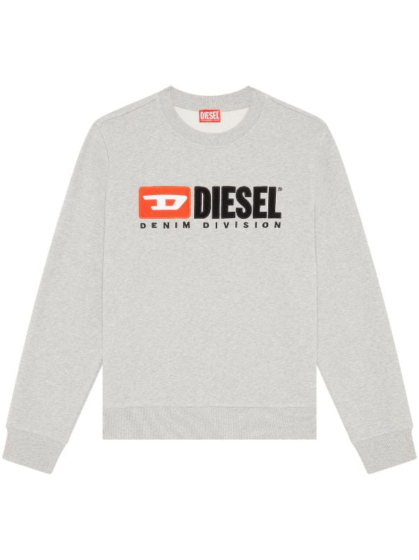 Diesel S-Ginn-Div logo-appliqué sweatshirt