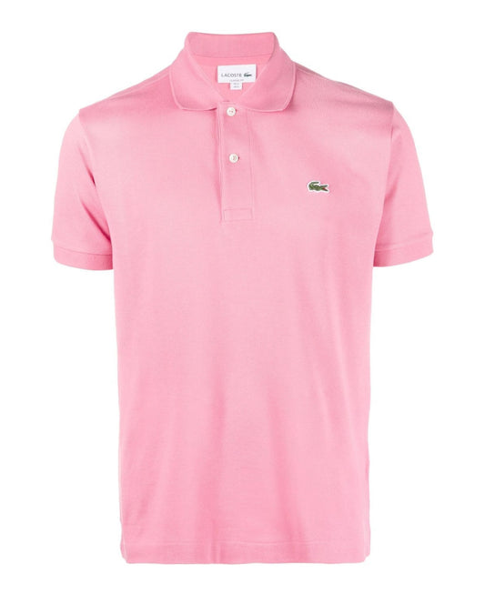 LACOSTE LOGO PATCH SHORT SLEEVE POLO SHIRT