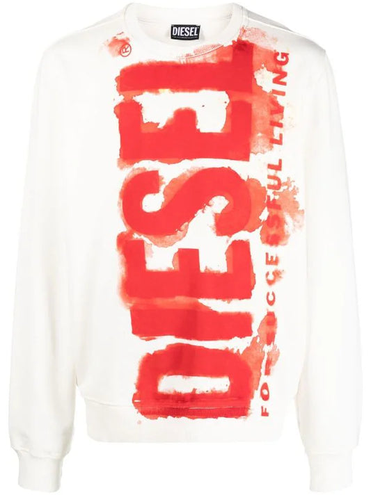 Diesel S-Ginn-E5 logo-print sweatshirt