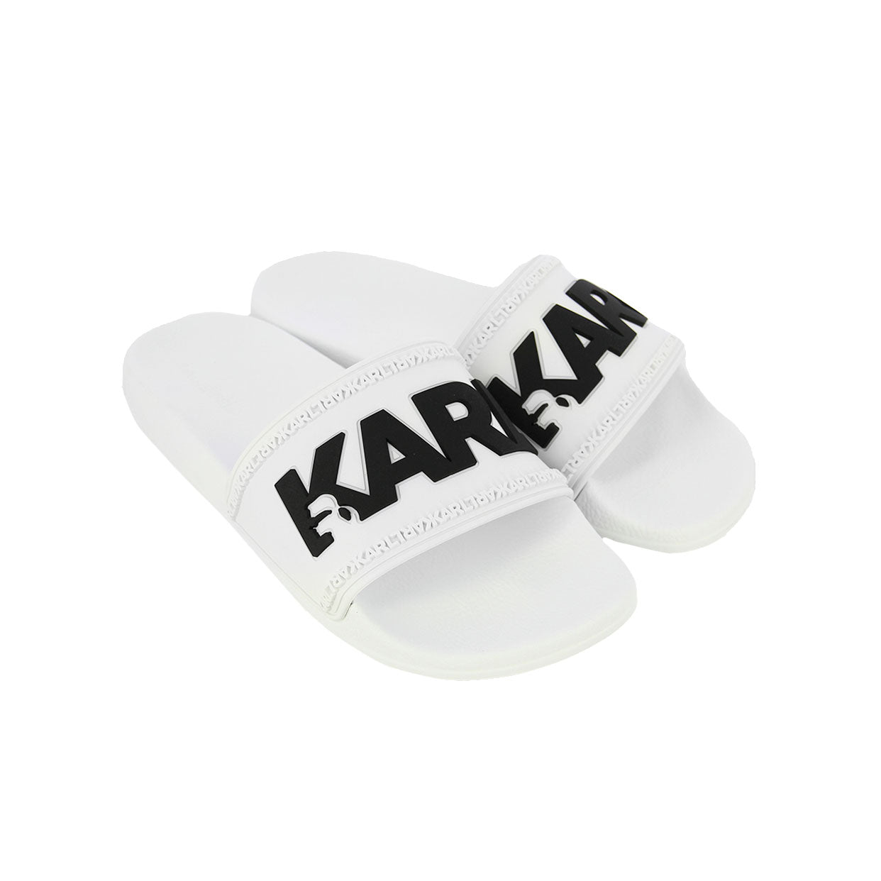 Karl Lagerfeld Kondo logo-print slides