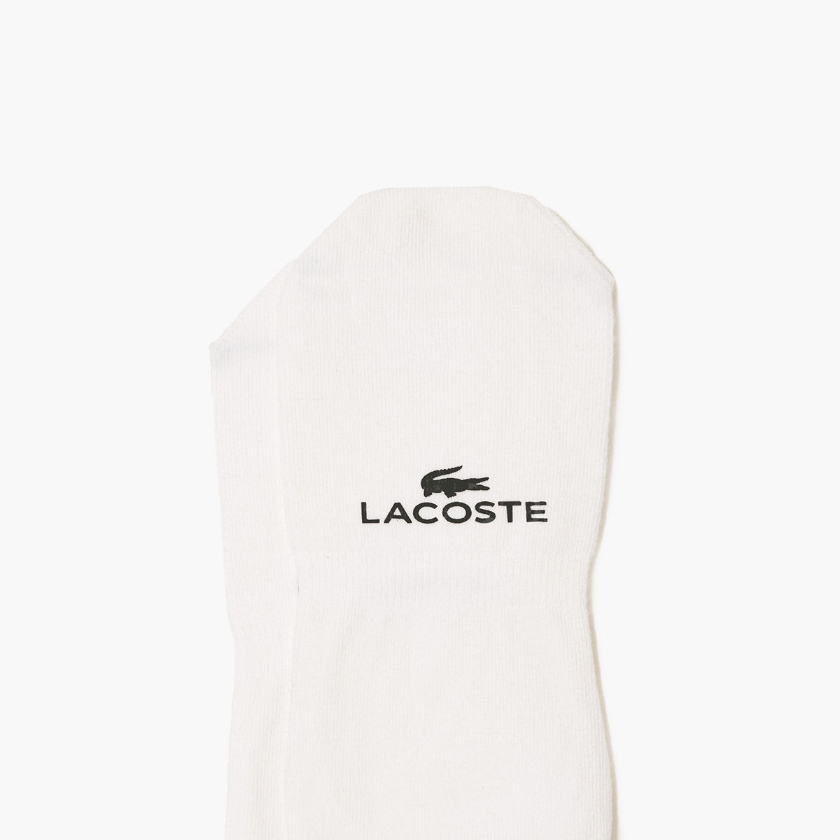 Lacoste Unisex Organic Cotton Jersey No-Show Socks