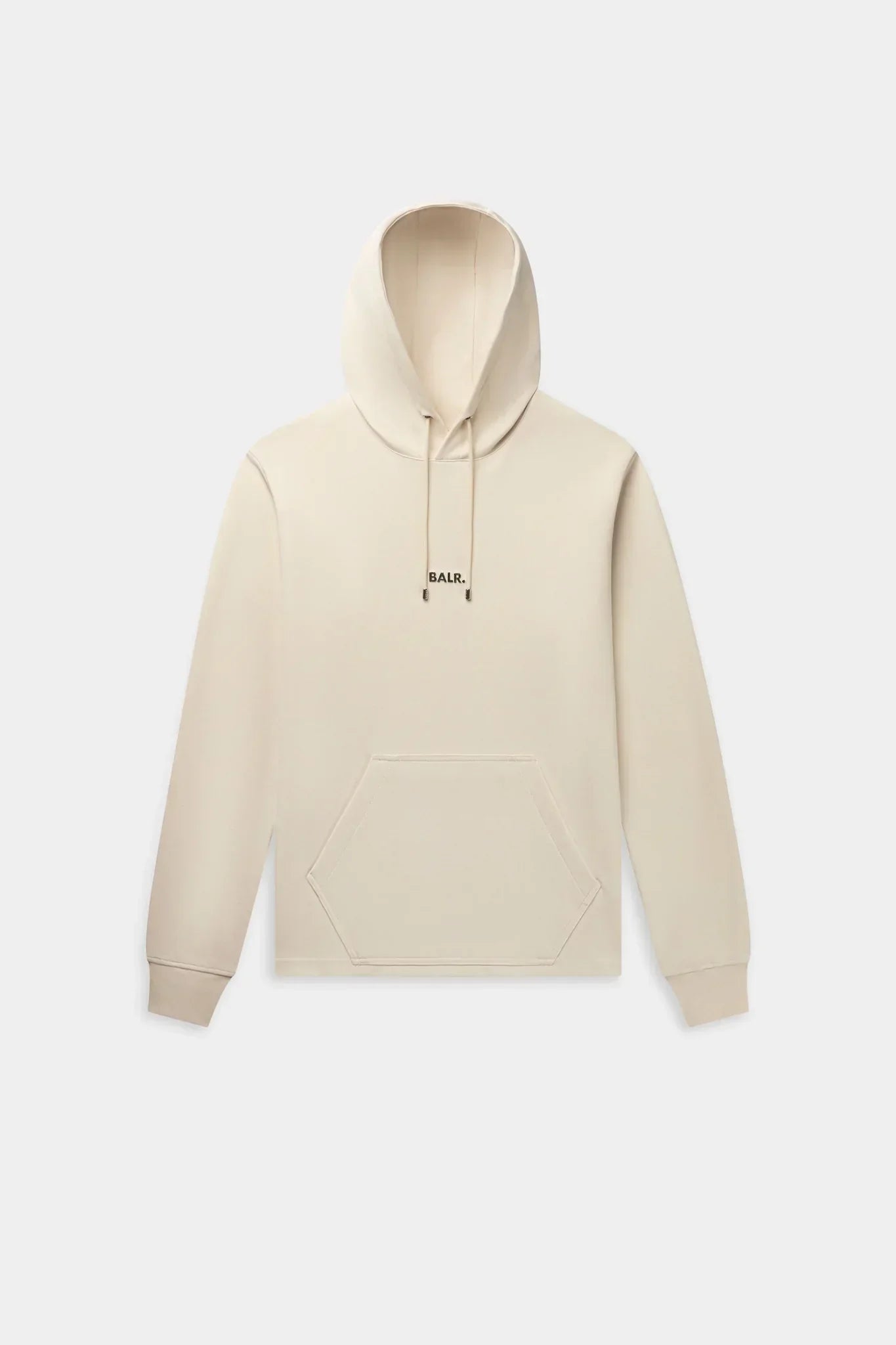 BALR. Q-SERIES REGULAR FIT HOODIE WHITE SWAN