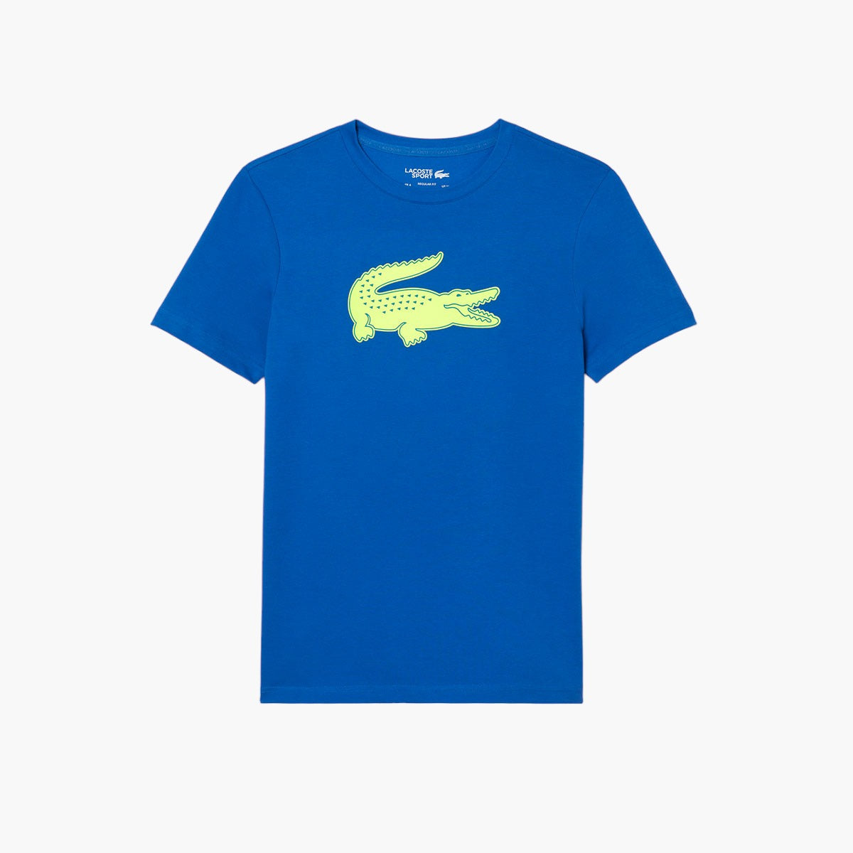 Lacoste Men’S Crew Neck Crocodile Print Organic Cotton T-Shirt