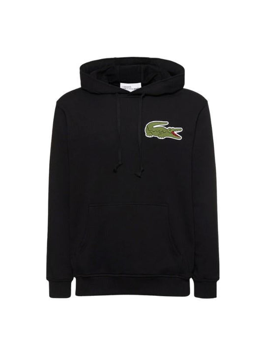 Comme Des Garcons Sweater Lacoste Hoodie Black