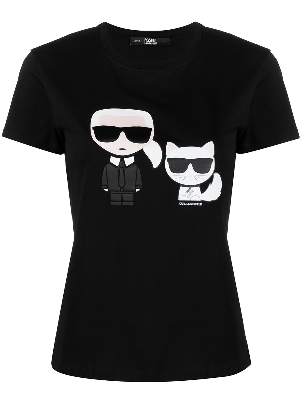 Karl Lagerfeld Karl and Choupette Ikonik T-shirt