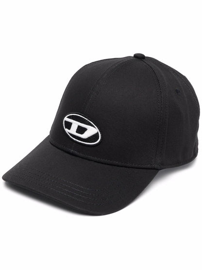 Diesel C-Rune logo-embroidered cap
