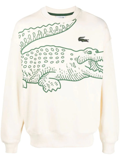 Lacoste logo-print long-sleeve sweatshirt