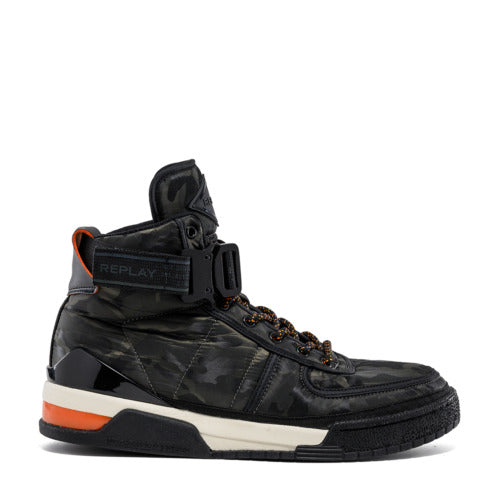 REPLAY ASTRO CARSON LACE UP MID-CUT SNEAKERS